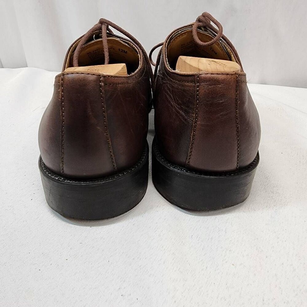 Chaps Men's Size 12M brown leather Oxford Dress Casual Shoes 96-7707 - Picture 4 of 9